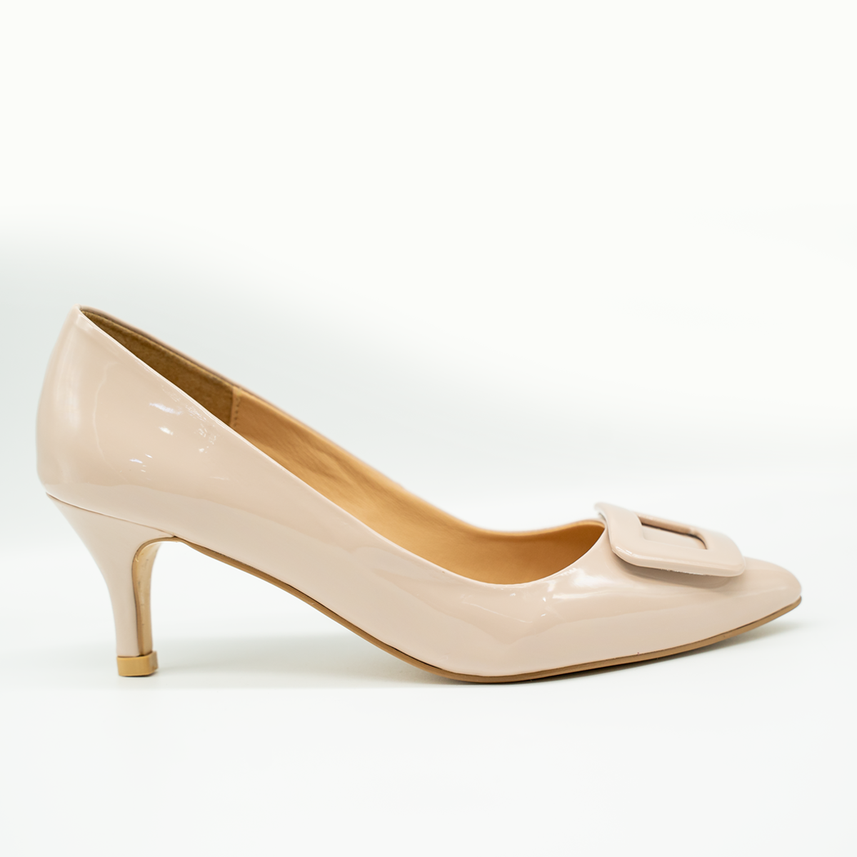 Tacones de charol con hebilla XL – tacón 6.5 cm-Charol Maquillaje -25