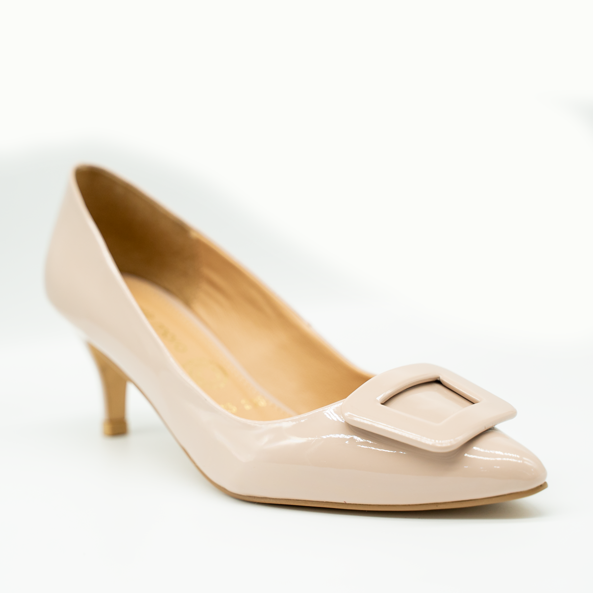 Tacones de charol con hebilla XL – tacón 6.5 cm-Charol Maquillaje -25