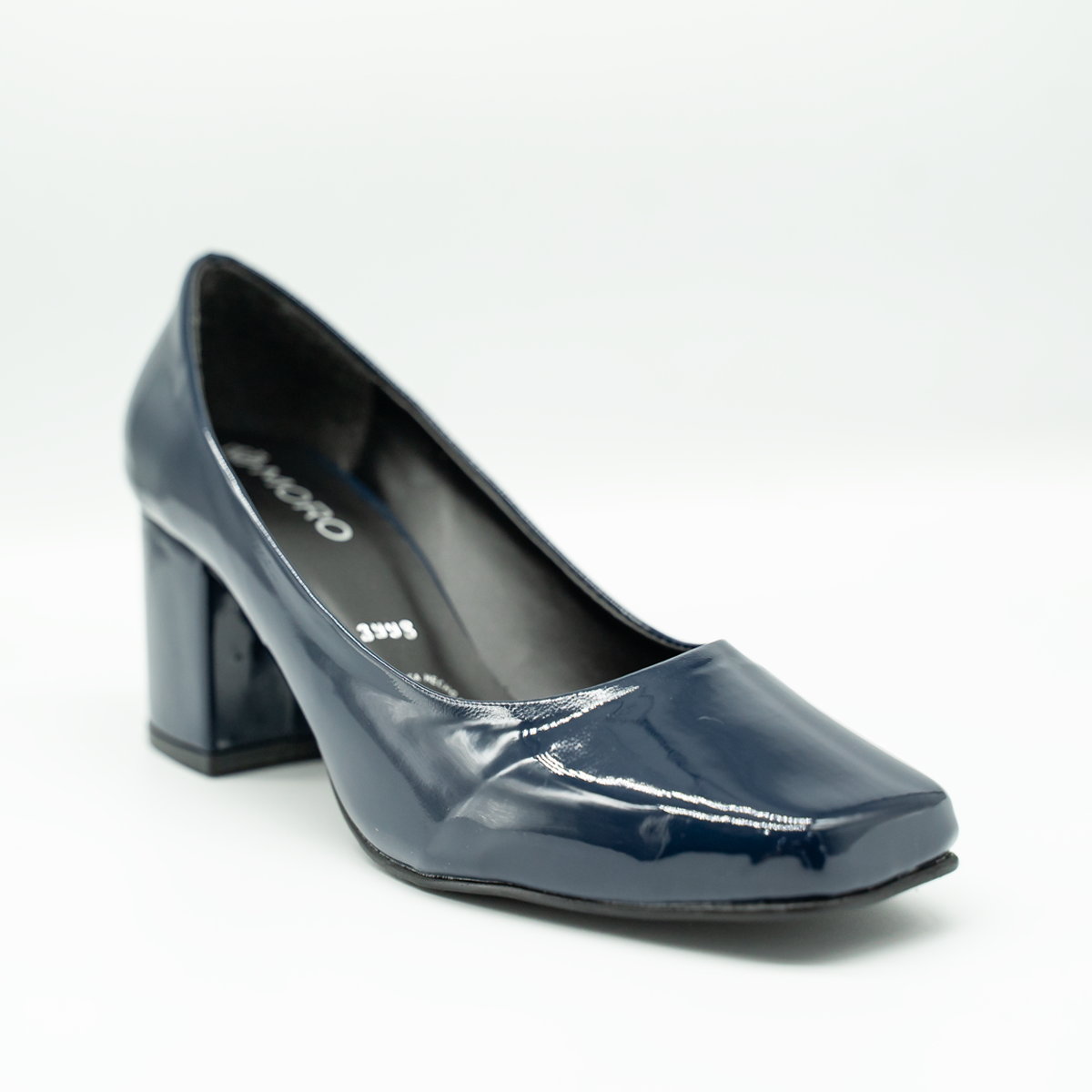 Zapato de charol cuadrado — elegancia, comodidad y estilo atemporal-Vino-98