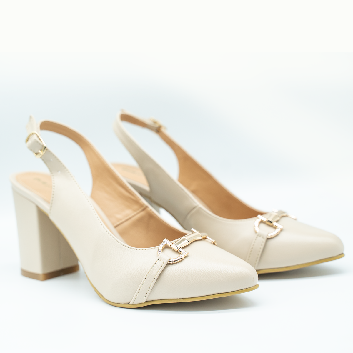 Zapatillas Slingback Elegancia Clásica-Latte -26