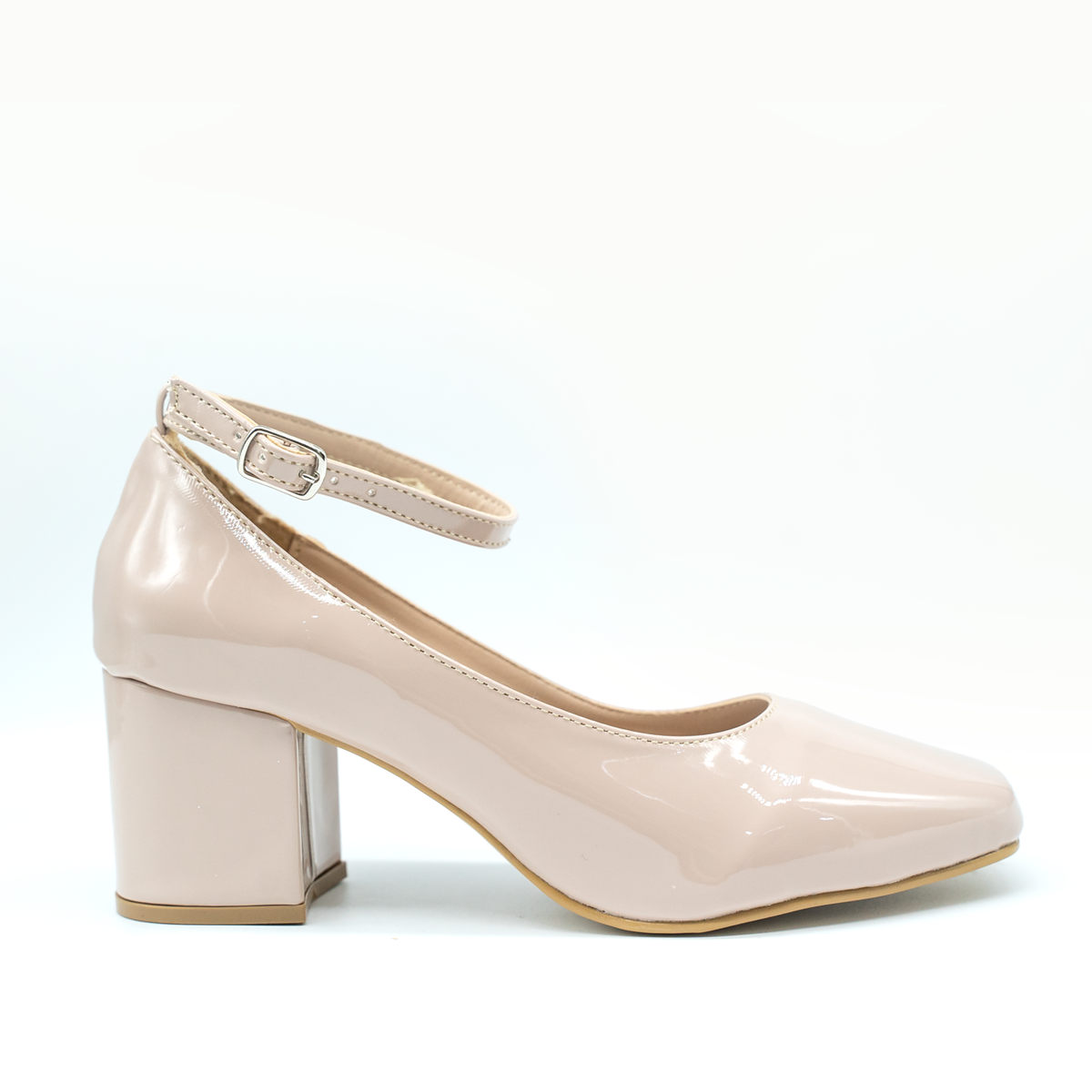 Zapatilla de charol con pulsera ajustable-Charol maquillaje -96