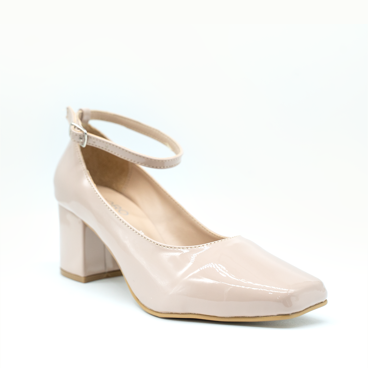 Zapatilla de charol con pulsera ajustable-Charol maquillaje -96