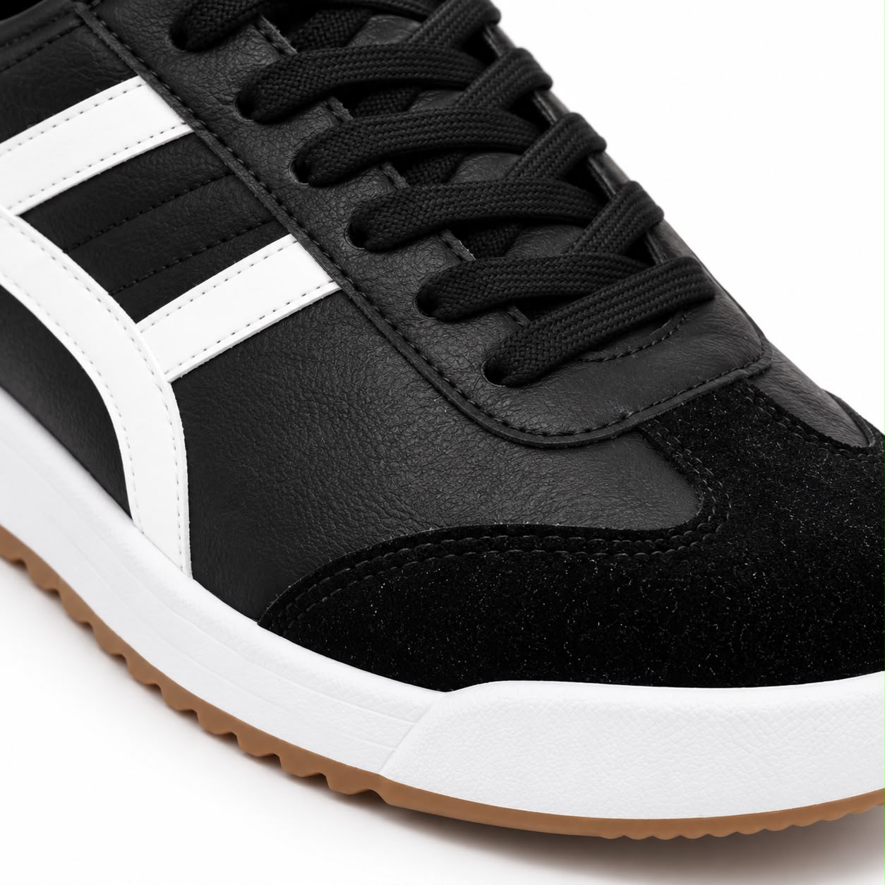 Tenis con Plataforma Corrida para Mujer-| Blanco/Negro