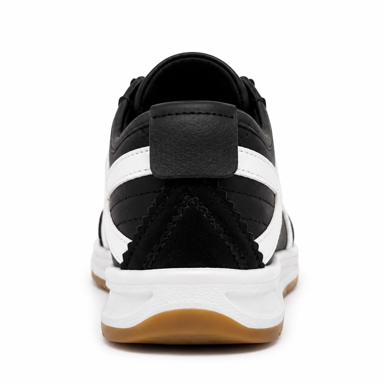 Tenis con Plataforma Corrida para Mujer-| Blanco/Negro