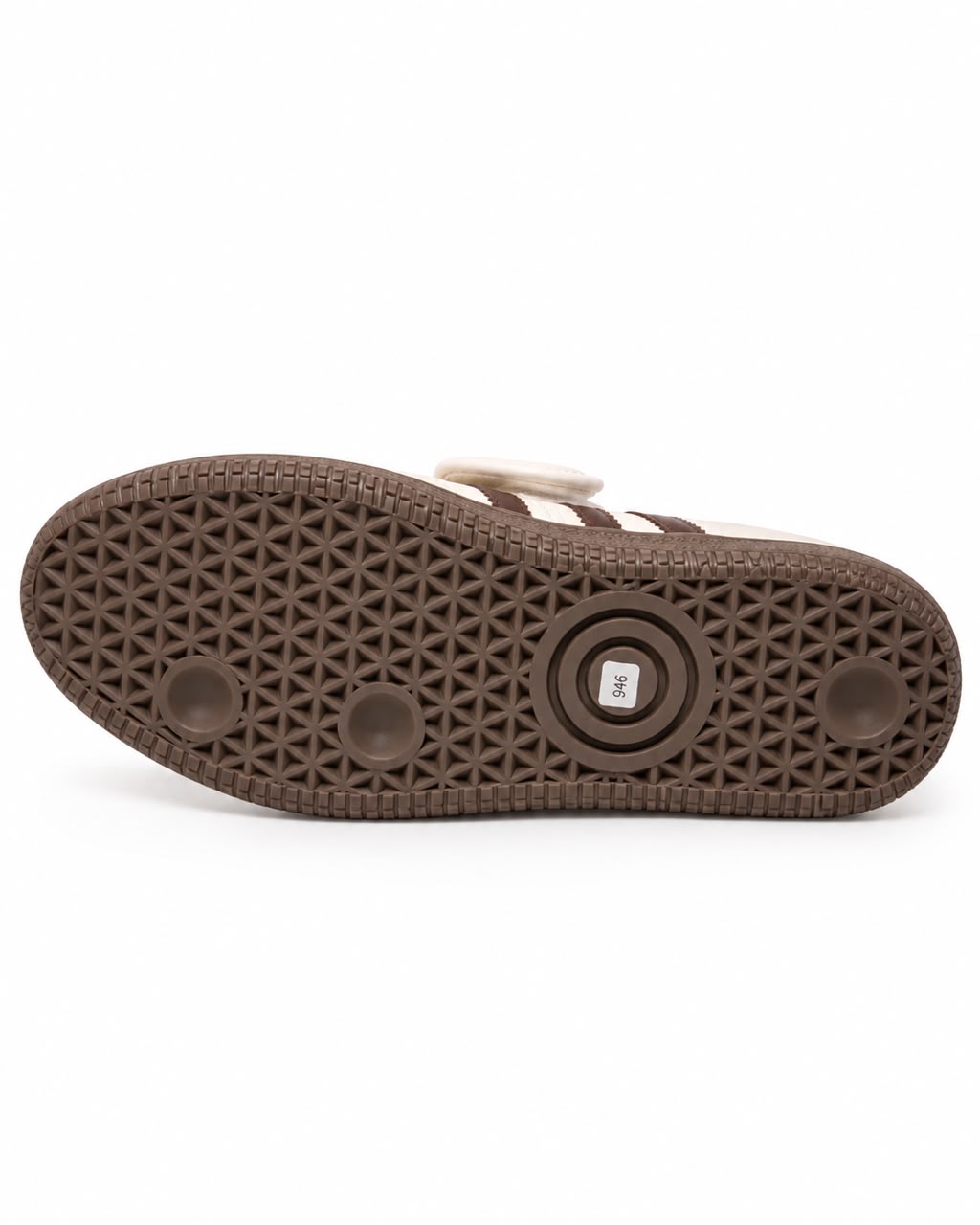 Tenis Flat Estilo Retro Deportivo con Broche 1CM para Mujer-03| Cafe Latte