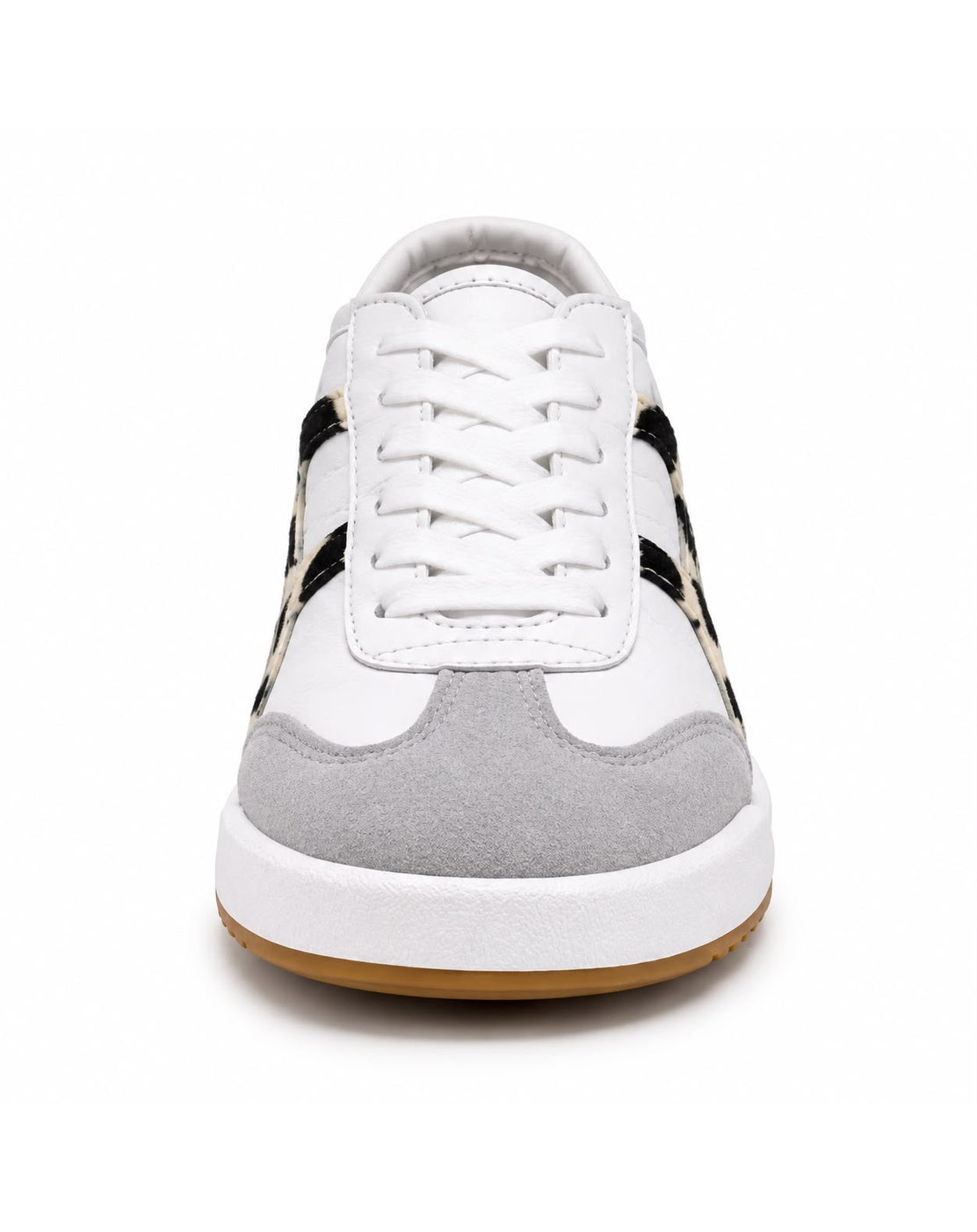 Tenis con Plataforma Corrida para Mujer-| Blanco/Animal print