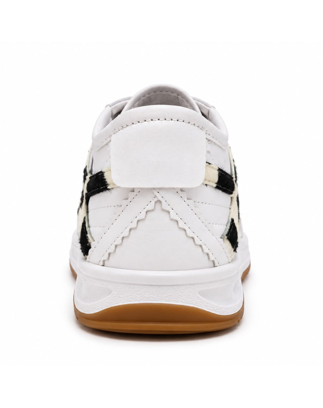 Tenis con Plataforma Corrida para Mujer-| Blanco/Animal print