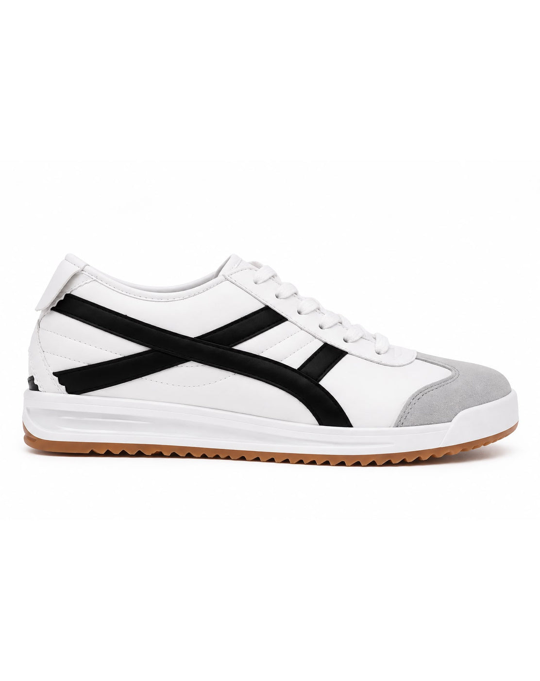 Tenis con Plataforma Corrida para Mujer-| Blanco/Negro