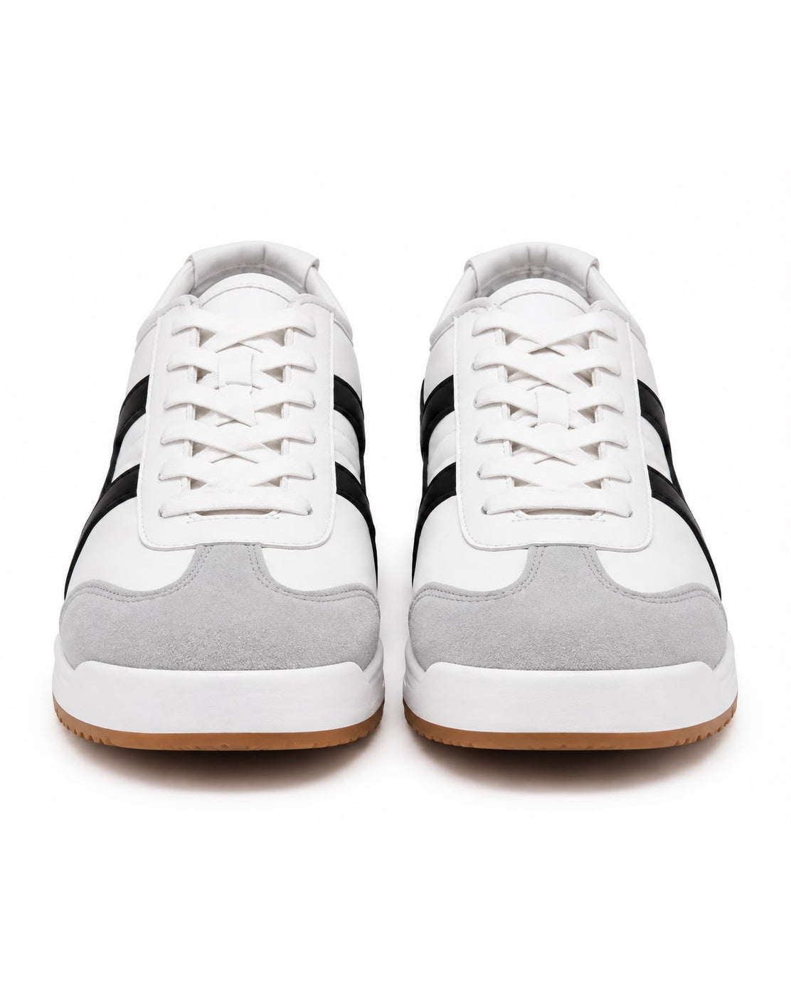 Tenis con Plataforma Corrida para Mujer-| Blanco/Negro